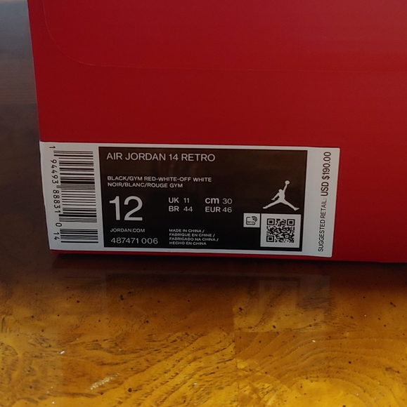 Air Jordan 14 XIV Retro Toro 487471-006 - Picture 5 of 7